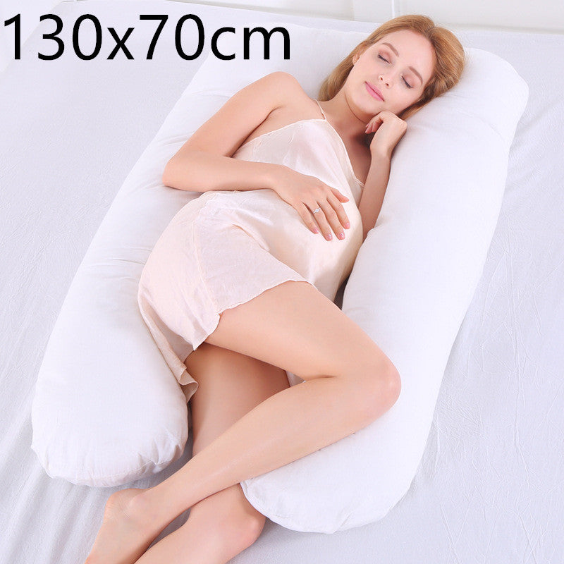 Pregnancy & Maternity Body Pillow – Full Body Support with Removable Cotton Cover