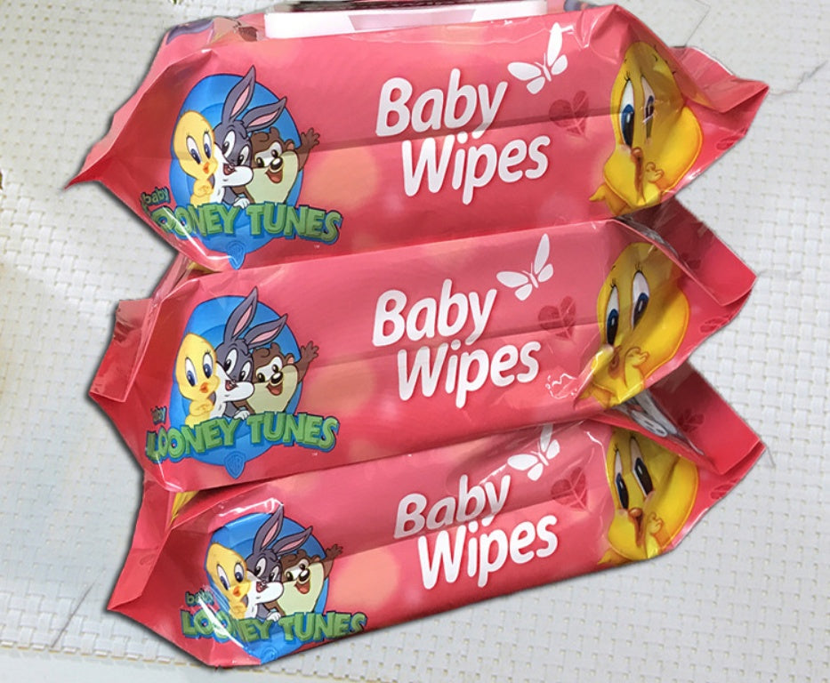 100-Piece Jacquard Spunlace Baby Wipes – Gentle & Safe for Sensitive Skin