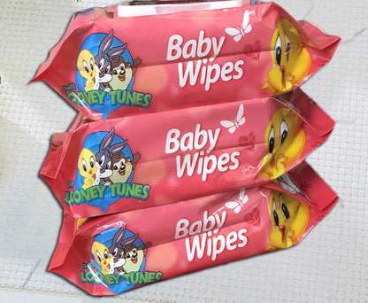 100-Piece Jacquard Spunlace Baby Wipes – Gentle & Safe for Sensitive Skin