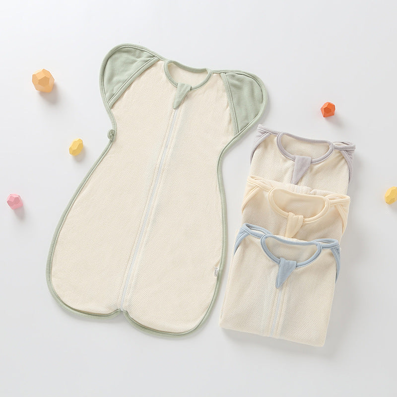 Organic Cotton Baby Sleeping Bag – Breathable All-Season Sleep Sack for Infants