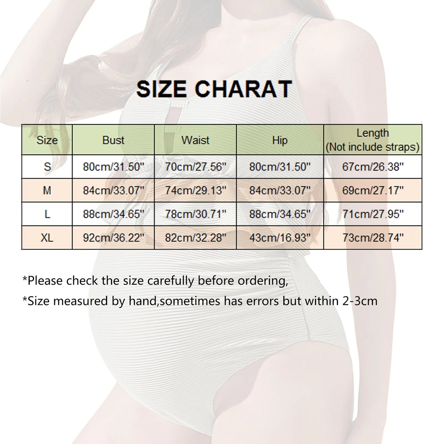 Maternity Ribbed Swimsuit Top – Vintage-Style Summer Swimwear for Pregnant Women