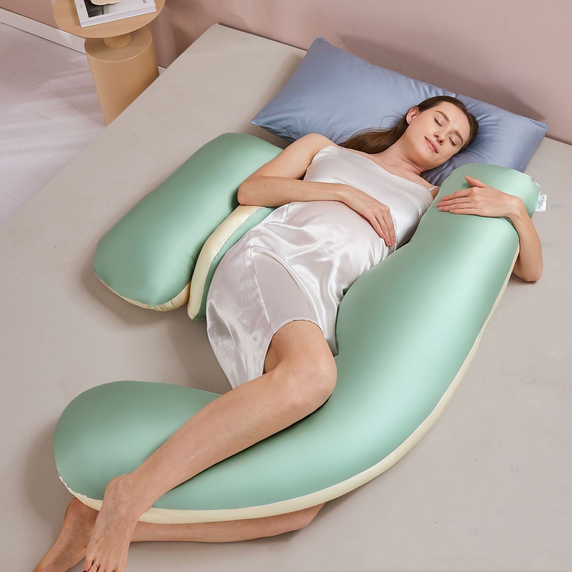 Summer Tencel Maternity Pillow – Side Sleeping & Abdominal Support