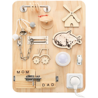 Wooden Montessori Housing Toy – Minimalist, Durable & Educational