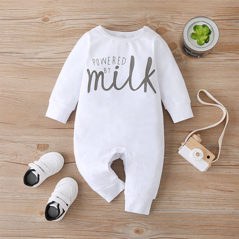 Alphabet Casual Cotton Baby Bodysuit