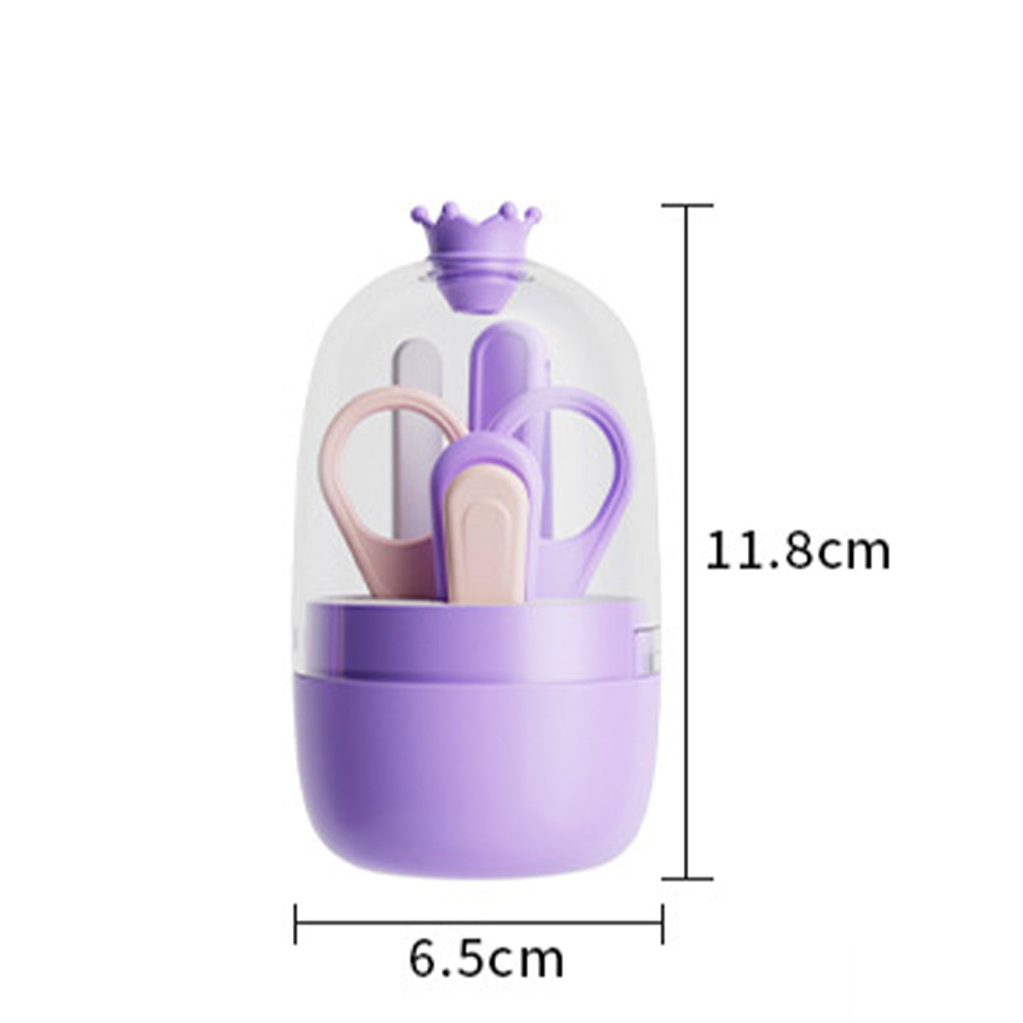 4-in-1 Convertible Baby Manicure Kit – Safe & Gentle Nail Care for Infants