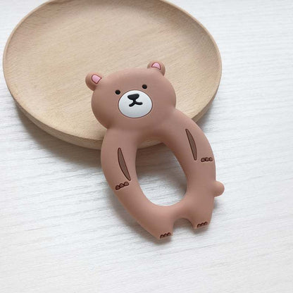 Silicone Baby Teether – Safe & Soft Teething Toy for Infants 3+ Months