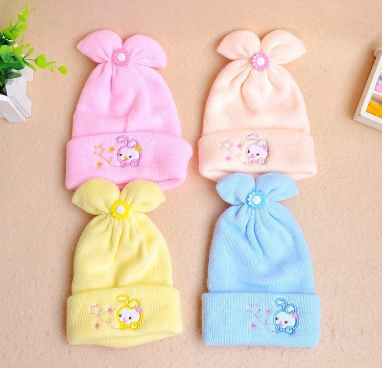 Autumn & Winter Newborn Baby Woolen Hats – Soft & Adorable