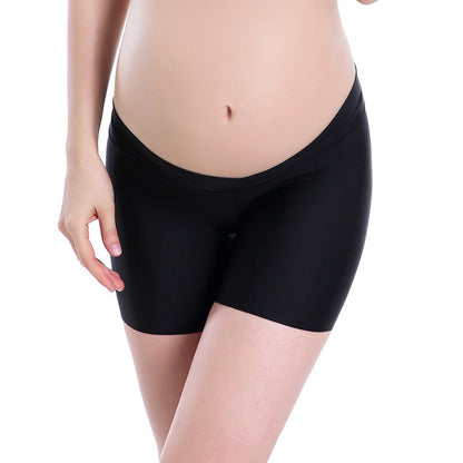Antibacterial V-Type Ice Silk Maternity Panties – Seamless Comfort with Breathable Support