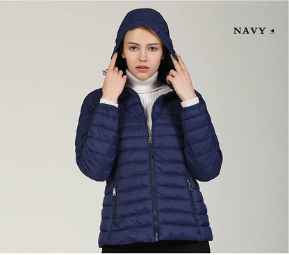 Long Sleeve Ultralight Down Puffer Jackets