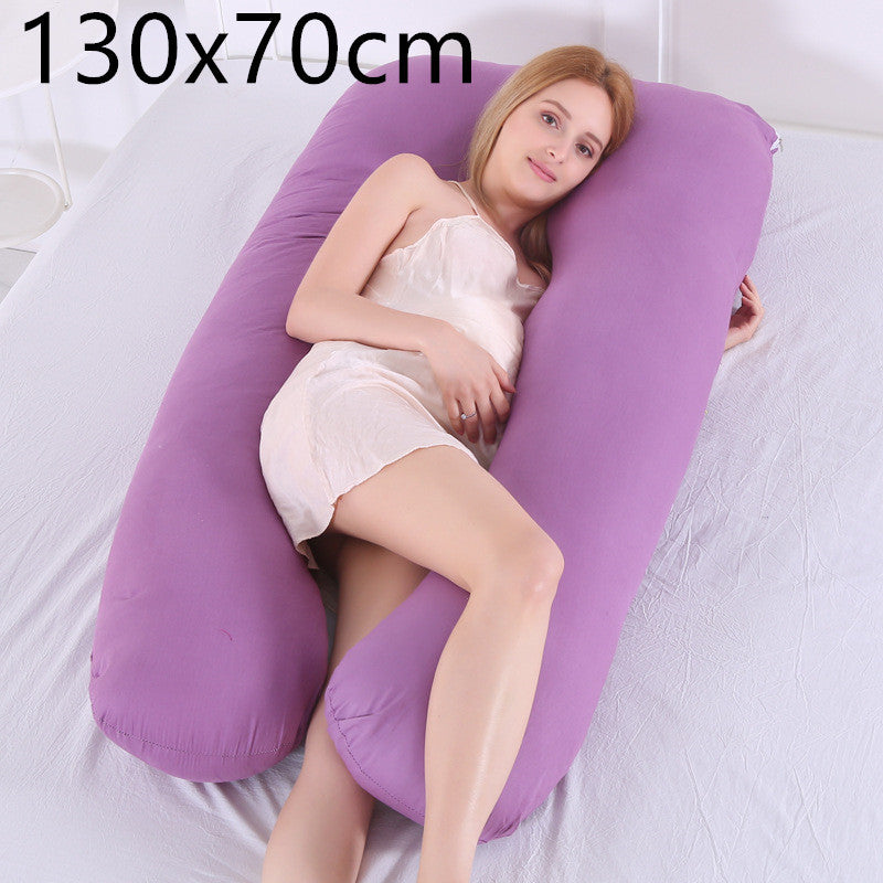 Pregnancy & Maternity Body Pillow – Full Body Support with Removable Cotton Cover