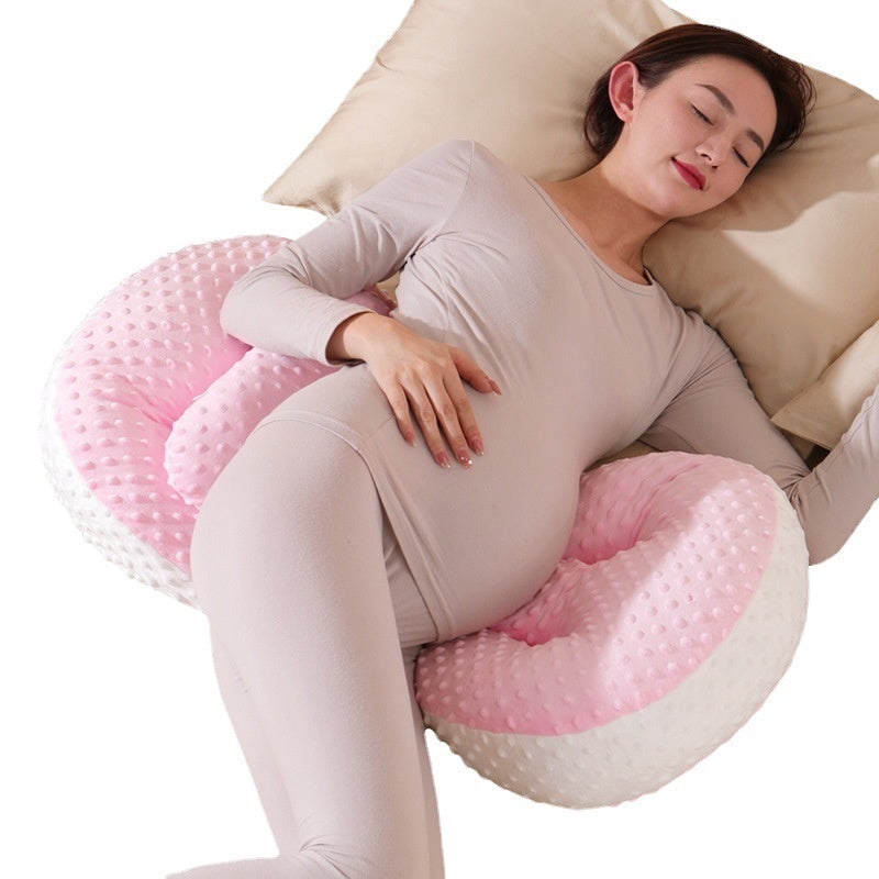 Multifunctional U-Shaped Maternity Pillow – Waist & Side Support for Pregnancy