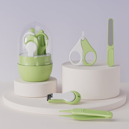 4-in-1 Convertible Baby Manicure Kit – Safe & Gentle Nail Care for Infants