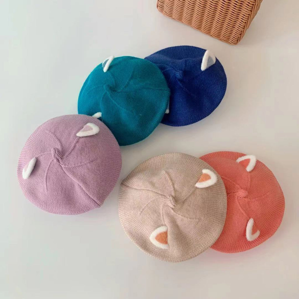 Spring & Autumn Baby Knitting Wool Berets – Cozy & Protective