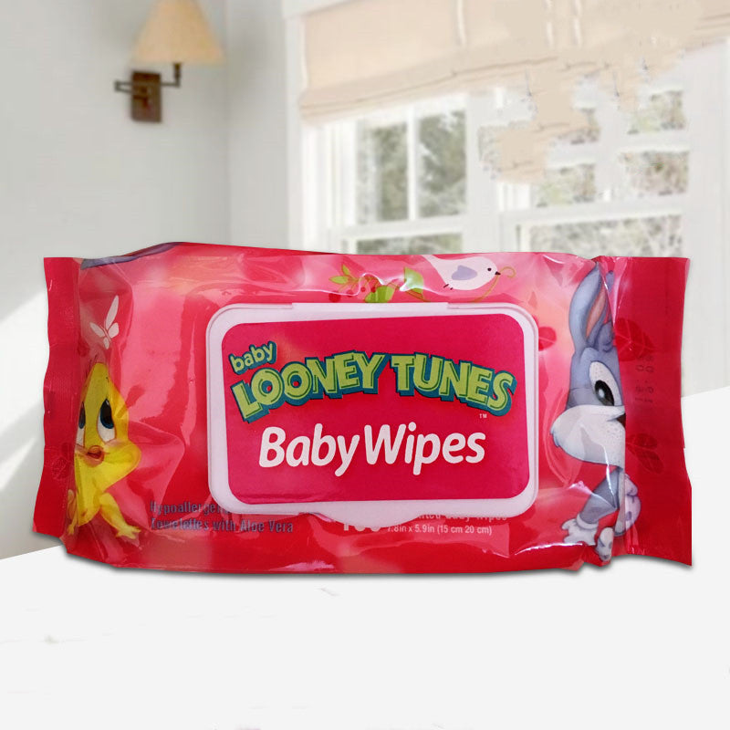 100-Piece Jacquard Spunlace Baby Wipes – Gentle & Safe for Sensitive Skin