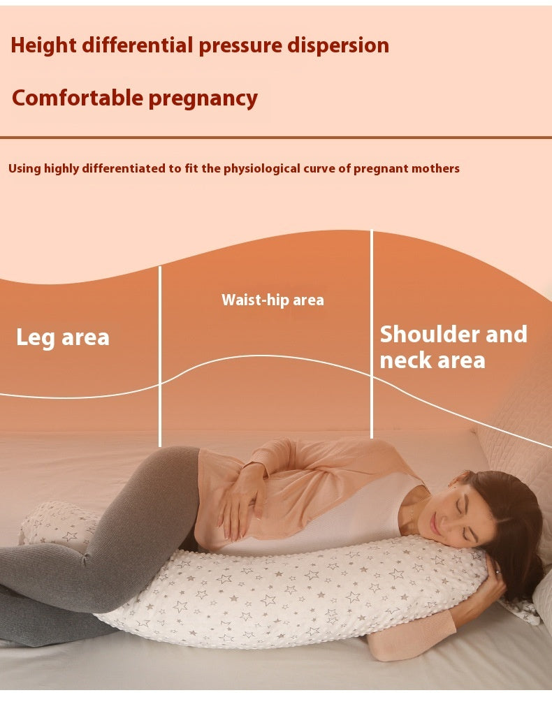Multifunctional One-Pillow Dual-Purpose Maternity Pillow – Cozy & Versatile Support