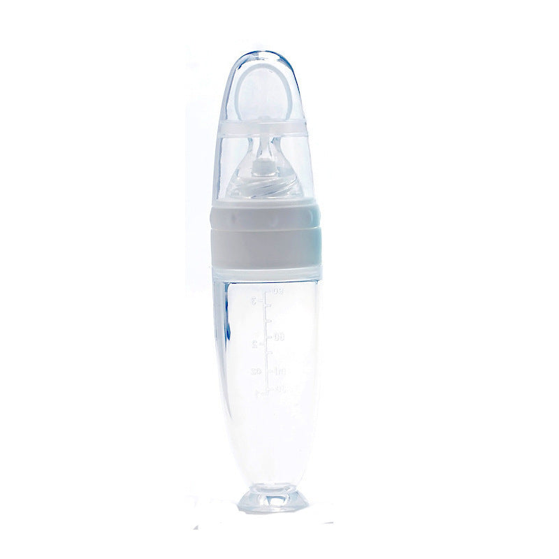 Silicone Squeeze Rice Cereal Bottle for Easy Infant Feeding