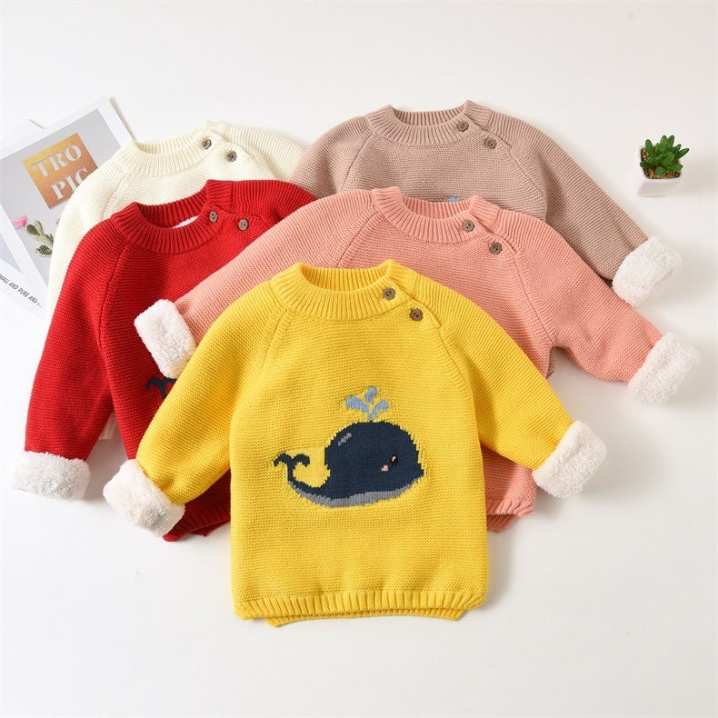 Cozy Cotton Pullover with Motion Elements – Soft-Treated Comfort