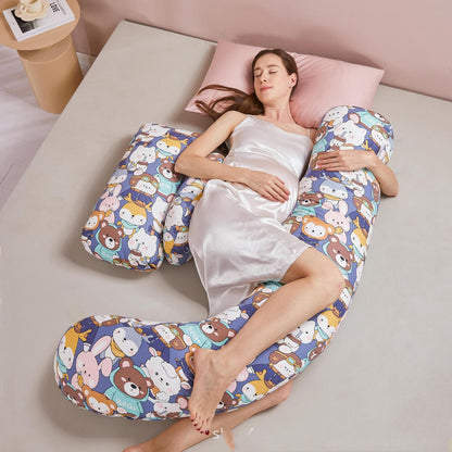 Summer Tencel Maternity Pillow – Side Sleeping & Abdominal Support