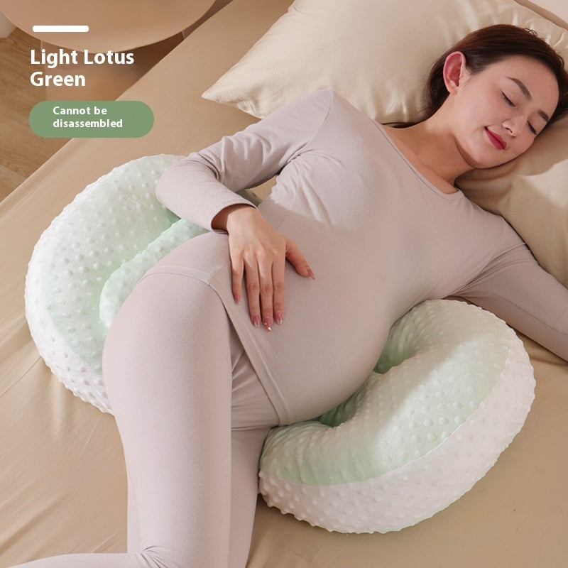 Multifunctional U-Shaped Maternity Pillow – Waist & Side Support for Pregnancy