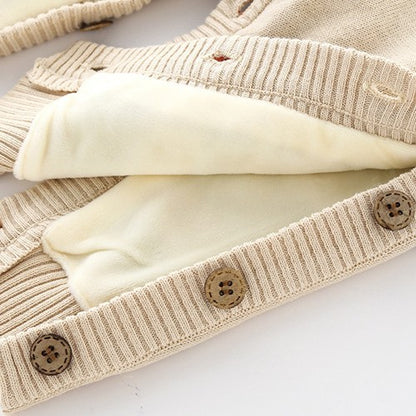 Christmas-Themed Cotton Baby Onesie – Adorable Korean Style for Holiday Cheer