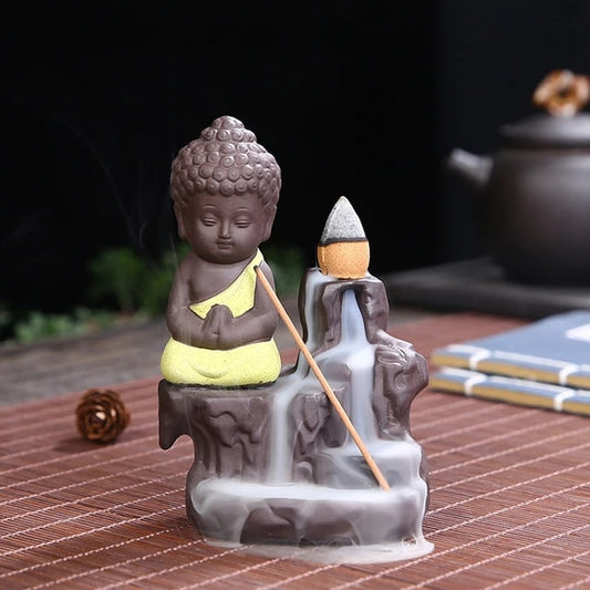 Creative Small Buddha Incense Burner Holder