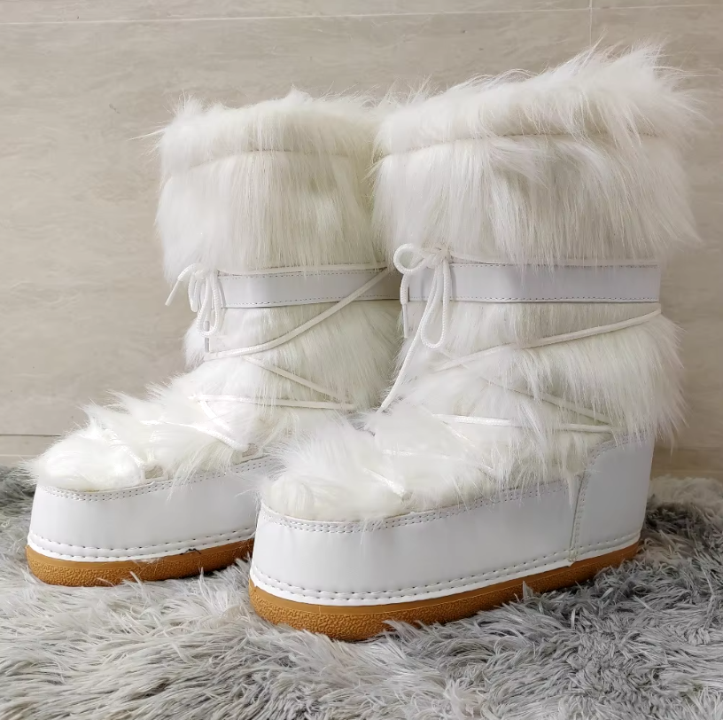 Winter Fashion Waterproof Womens Snow Boots