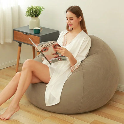 Air Filling Comfortable Single Lounger Inflatable Sofa