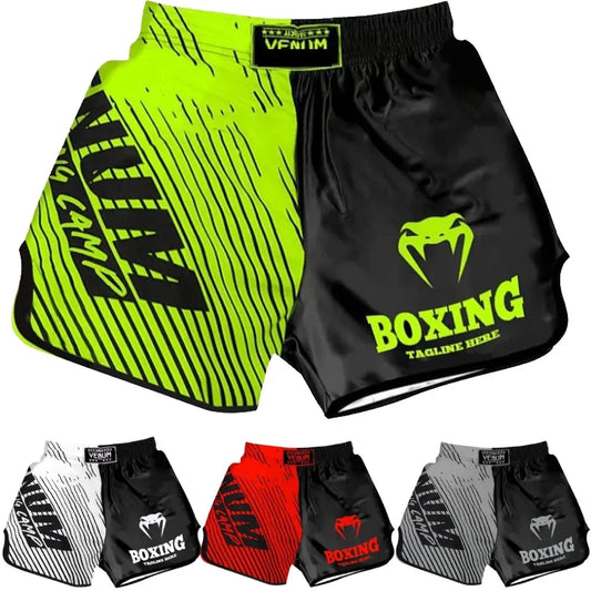 High Quality Quick DRY Men's Boxing Muay Thai Training Shorts