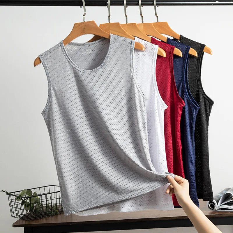 Easy Wash Quick DRY Broadcloth Men Tank TOPS