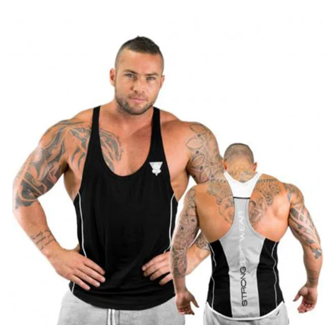 2025 New Men’s Tank Top – Gym Workout Fitness Bodybuilding Sleeveless Shirt, Male Cotton Casual Singlet Vest, Undershirt