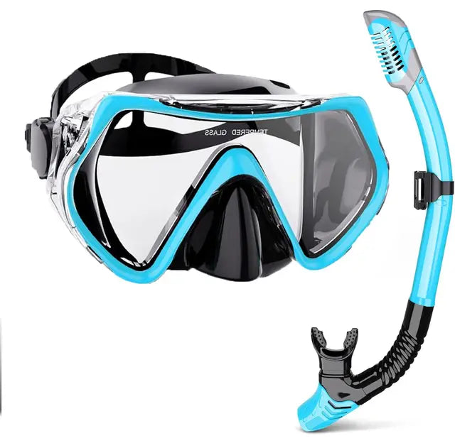 Professional Scuba Diving Anti-Fog Silicone Goggles