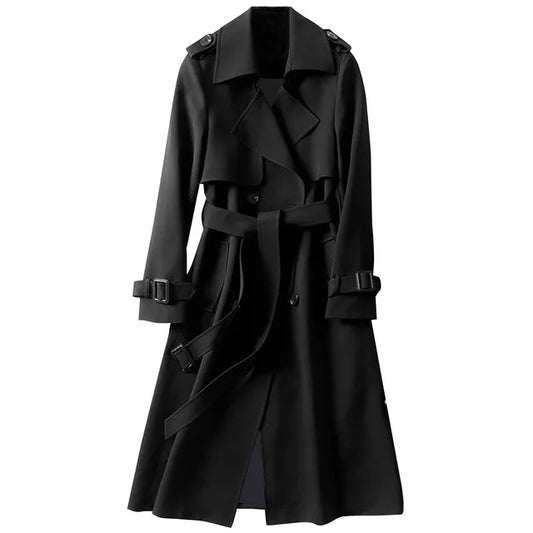 Elegant English Style Windbreaker Trench Coat