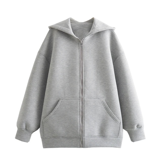 New Streetwear Fashion Grey Hoodies