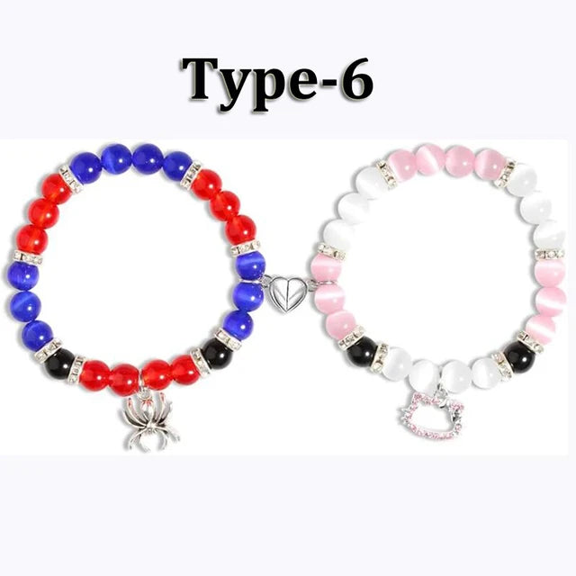 Spider Themed Friendship Couple Bracelets