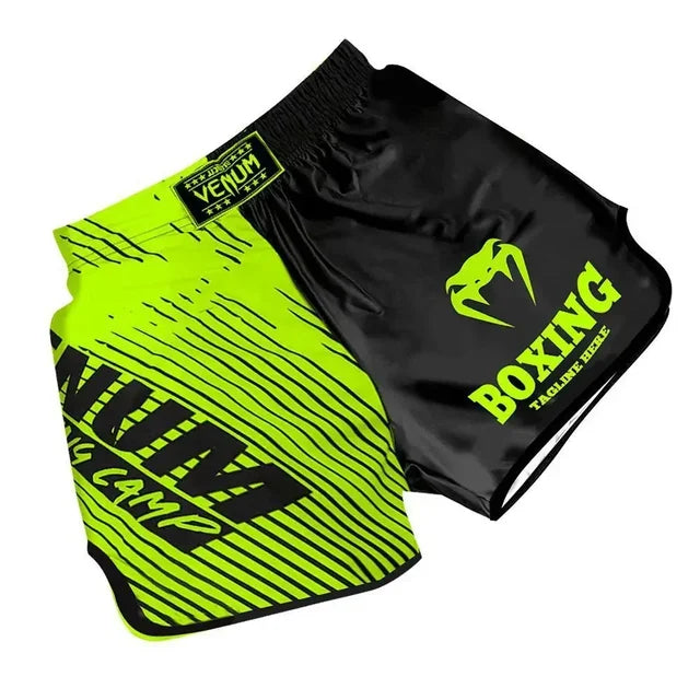 High Quality Quick DRY Men's Boxing Muay Thai Training Shorts