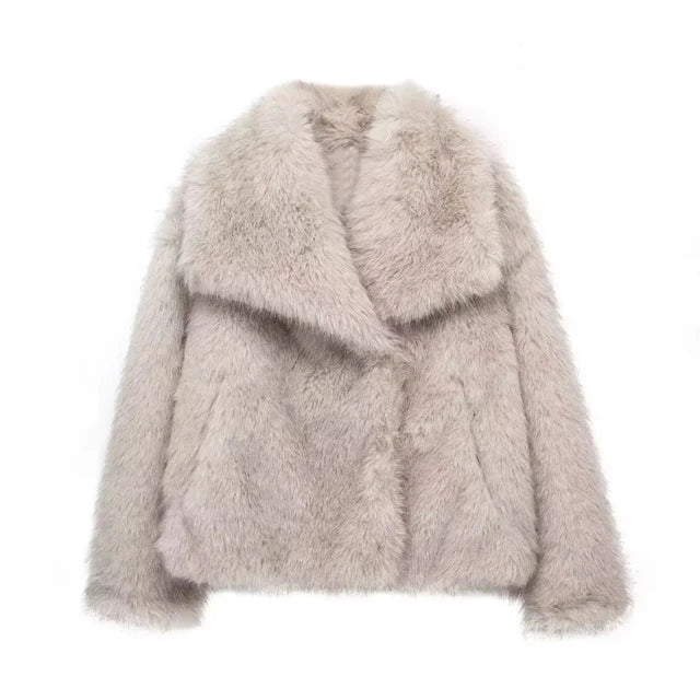 Soft Furry Loose Jackets