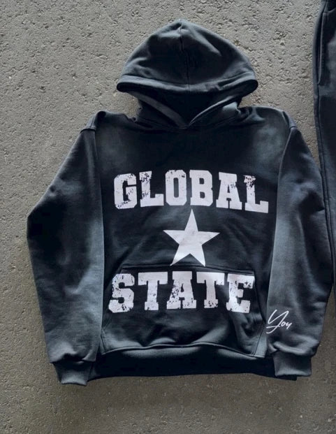 Global State Cool Graphic Casual Hoodies