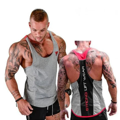 2025 New Men’s Tank Top – Gym Workout Fitness Bodybuilding Sleeveless Shirt, Male Cotton Casual Singlet Vest, Undershirt