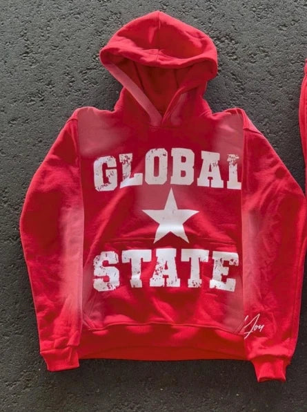 Global State Cool Graphic Casual Hoodies