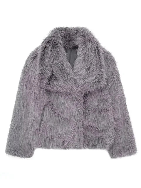 Soft Furry Loose Jackets