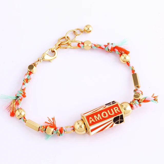 Amour Evil Eye Charm Bracelet