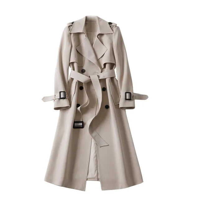 Elegant English Style Windbreaker Trench Coat