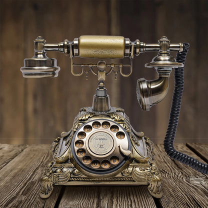 Old-Fashioned Handset Telephone Decor