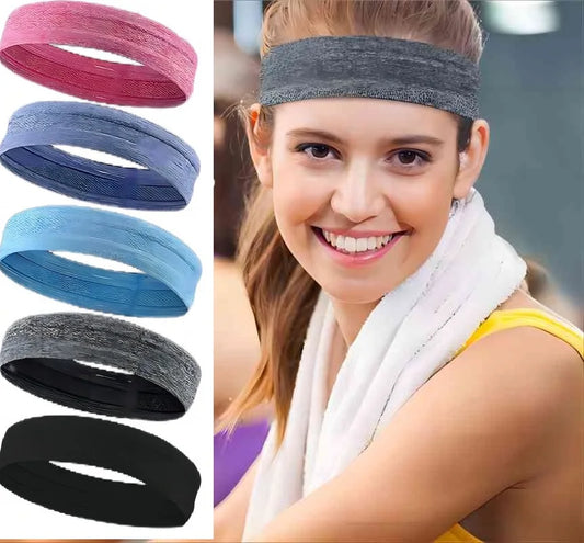 Non-Slip Simple Style Women Headbands For Workout Training