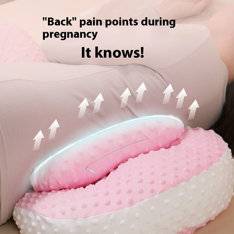 Multifunctional U-Shaped Maternity Pillow – Waist & Side Support for Pregnancy