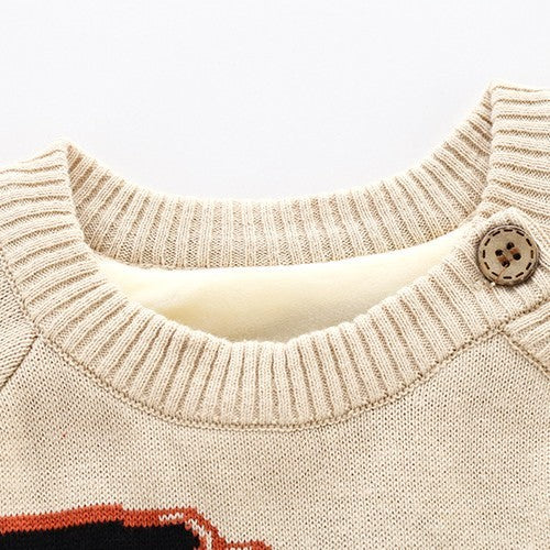 Christmas-Themed Cotton Baby Onesie – Adorable Korean Style for Holiday Cheer