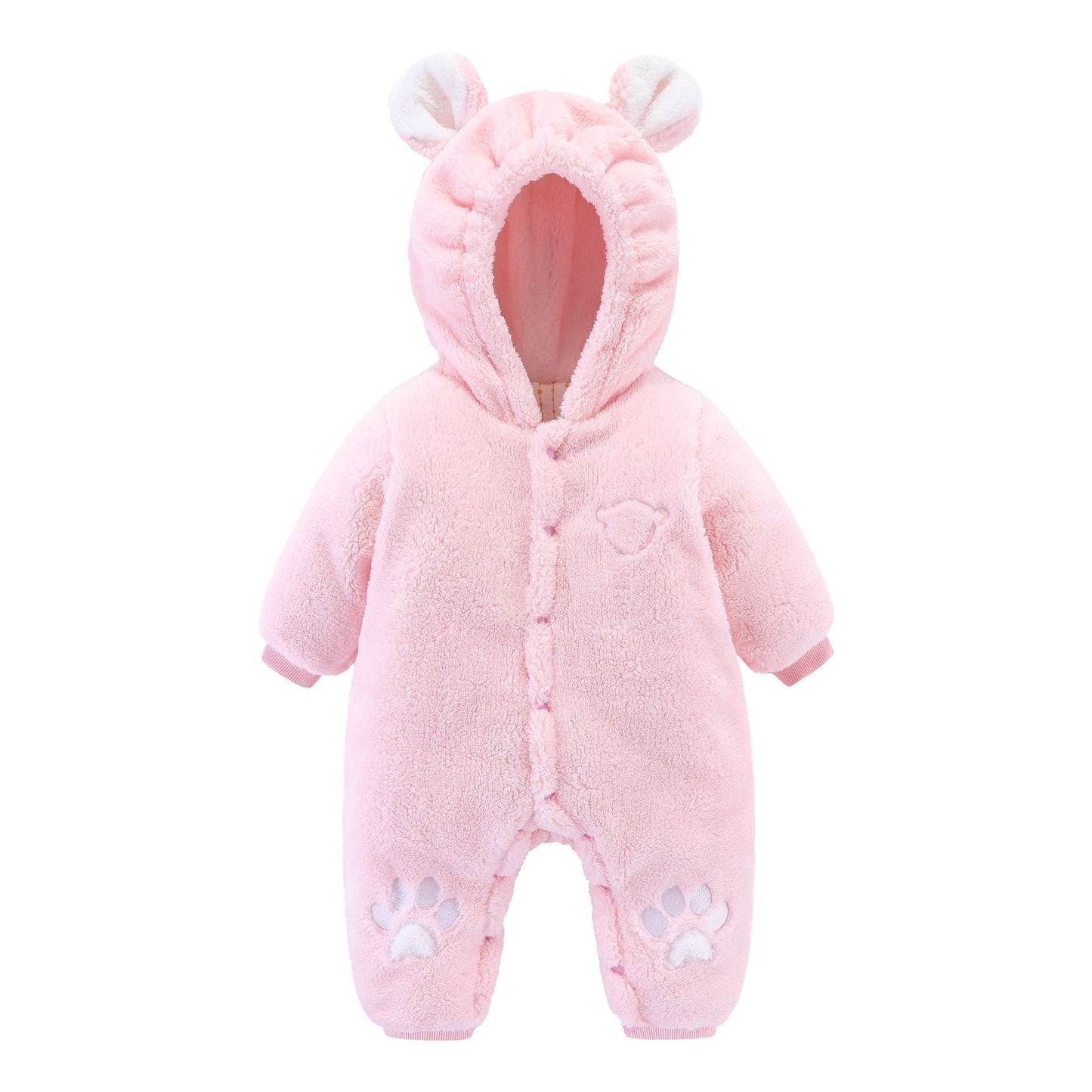 Cozy Rice Velvet Baby Onesie – Warm & Soft for Autumn & Winter