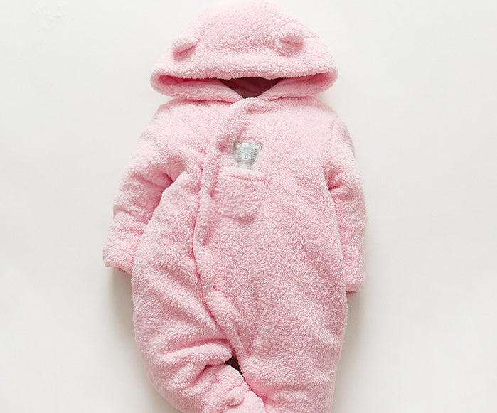 Soft Cotton Baby Jumpsuit – Long Sleeve, Footed & Non-Footed Options