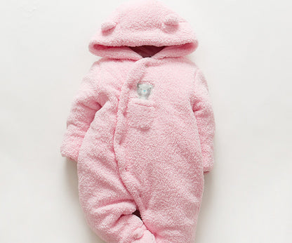 Soft Cotton Baby Jumpsuit – Long Sleeve, Footed & Non-Footed Options