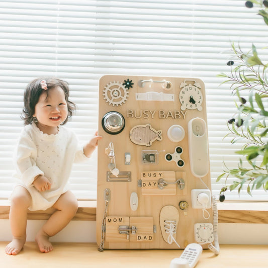Wooden Montessori Housing Toy – Minimalist, Durable & Educational